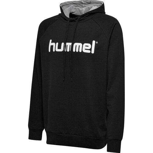 FUSSBALL - TEAMSPORT TEXTIL - SWEATSHIRTS COTTON LOGO HOODY SCHWAR