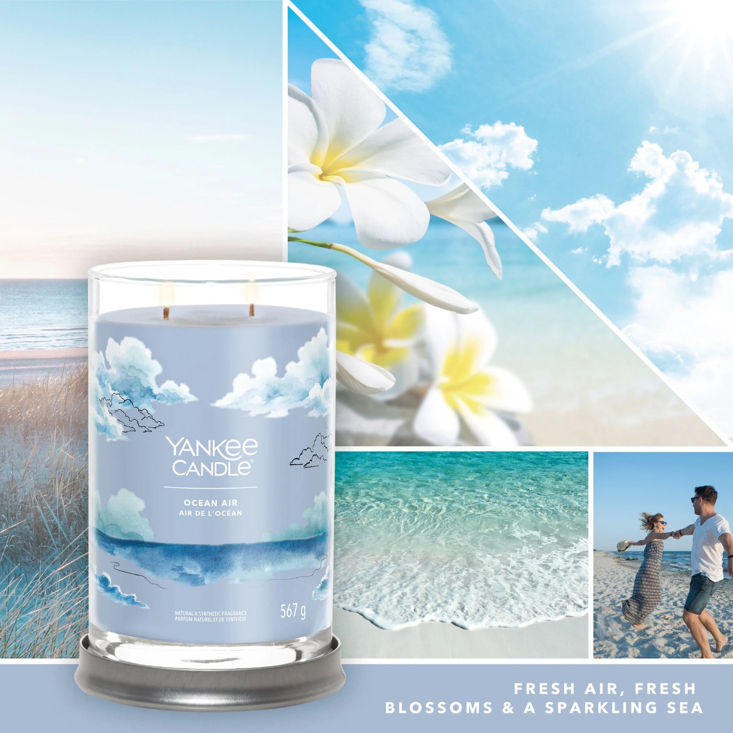 YANKEE CANDLE Veľký pohár Ocean Air
