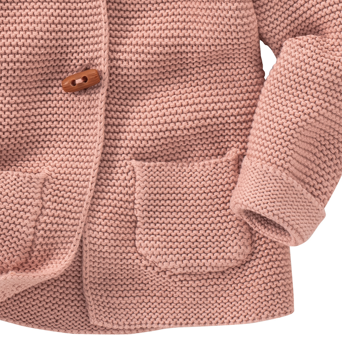 Baby Strickjacke mit Öhrchen