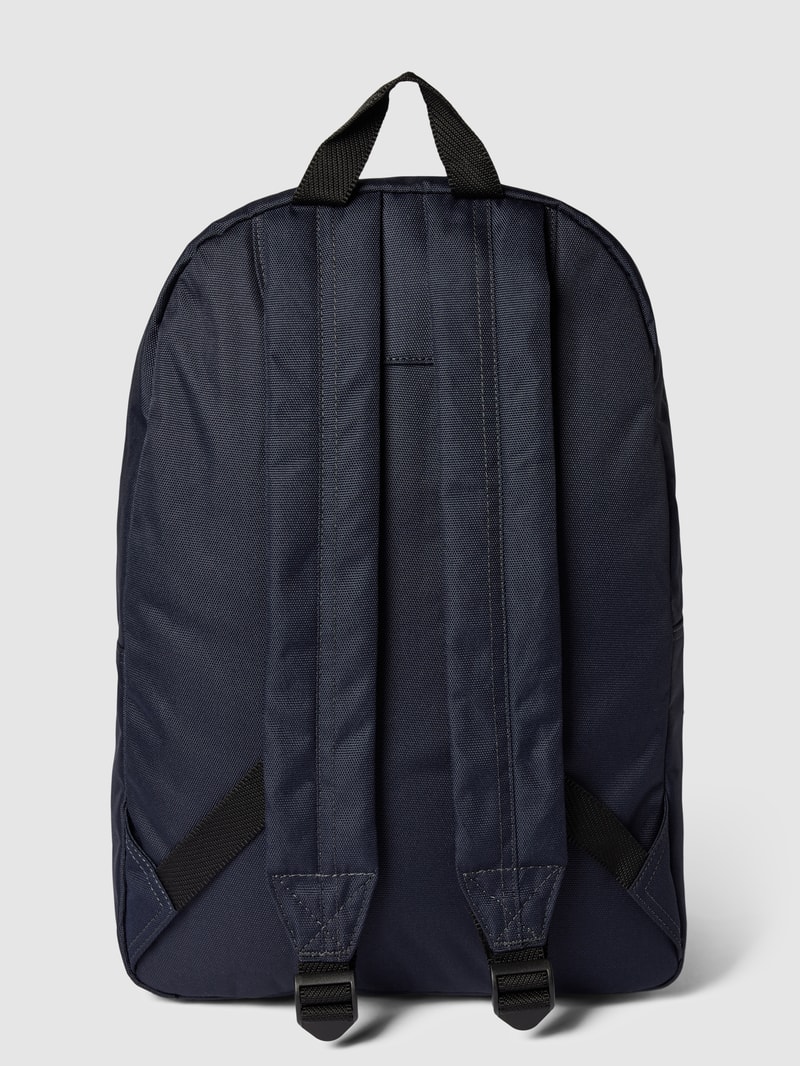 Rucksack mit Label-Detail in marineblau