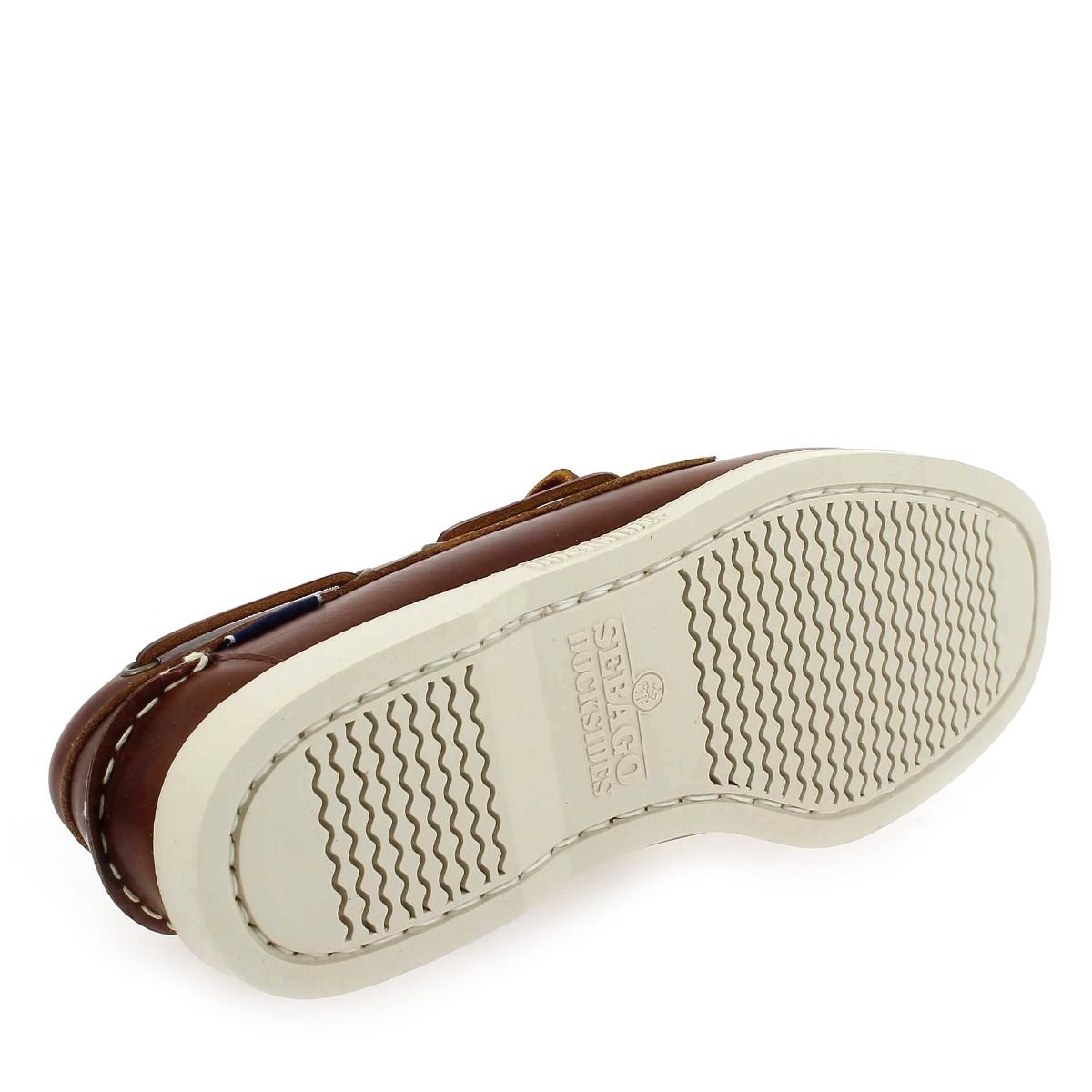 Sebago  DOCKSIDE PORTLAND WAXED - Marron