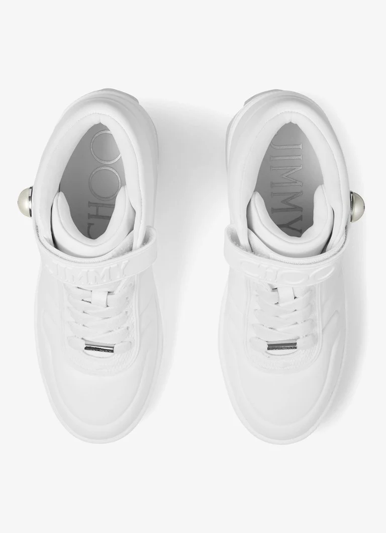 Jimmy Choo Del Mar teļādas kedas ar logotipu