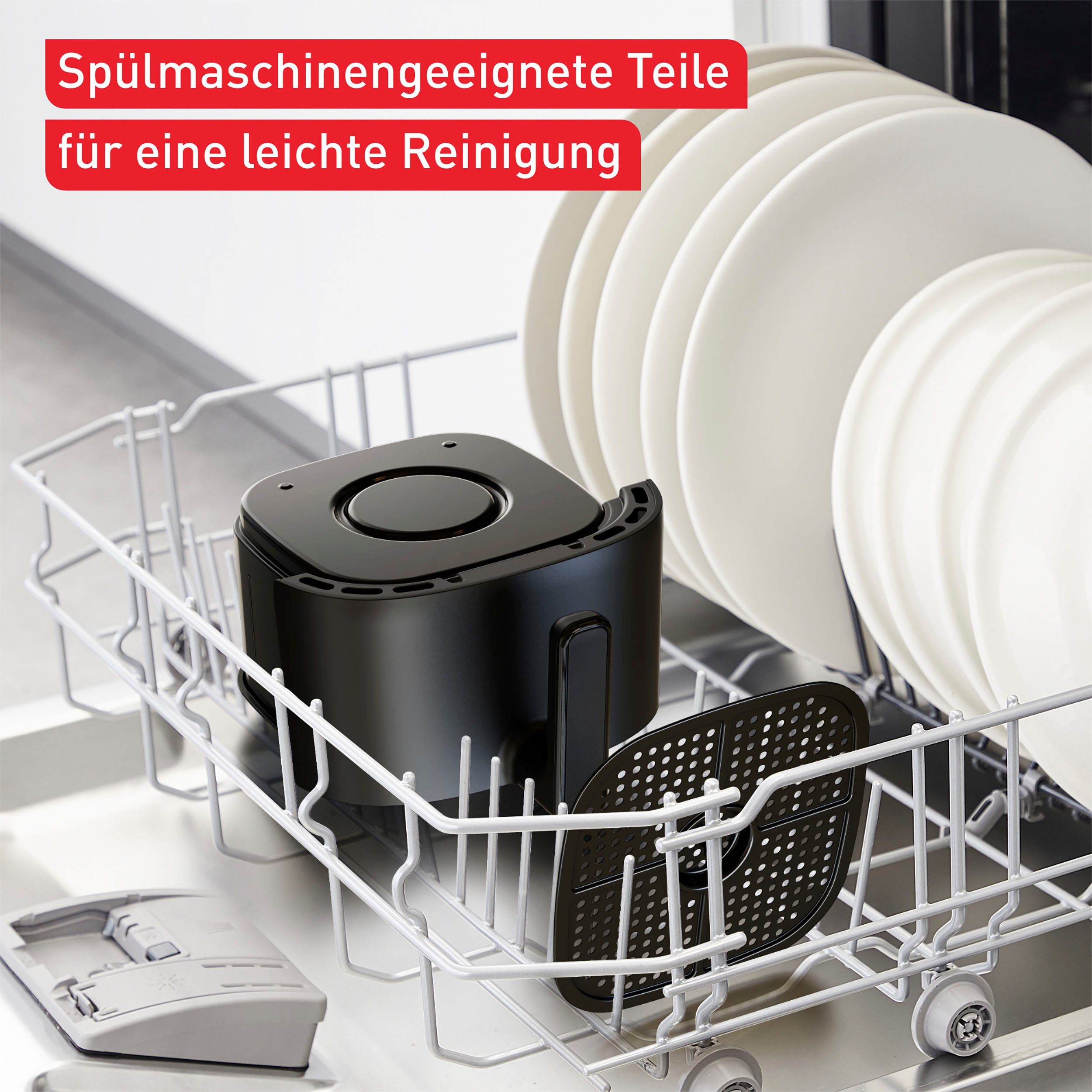 Tefal Heißluftfritteuse EY1458 Easy Fry Compact, 1300 W