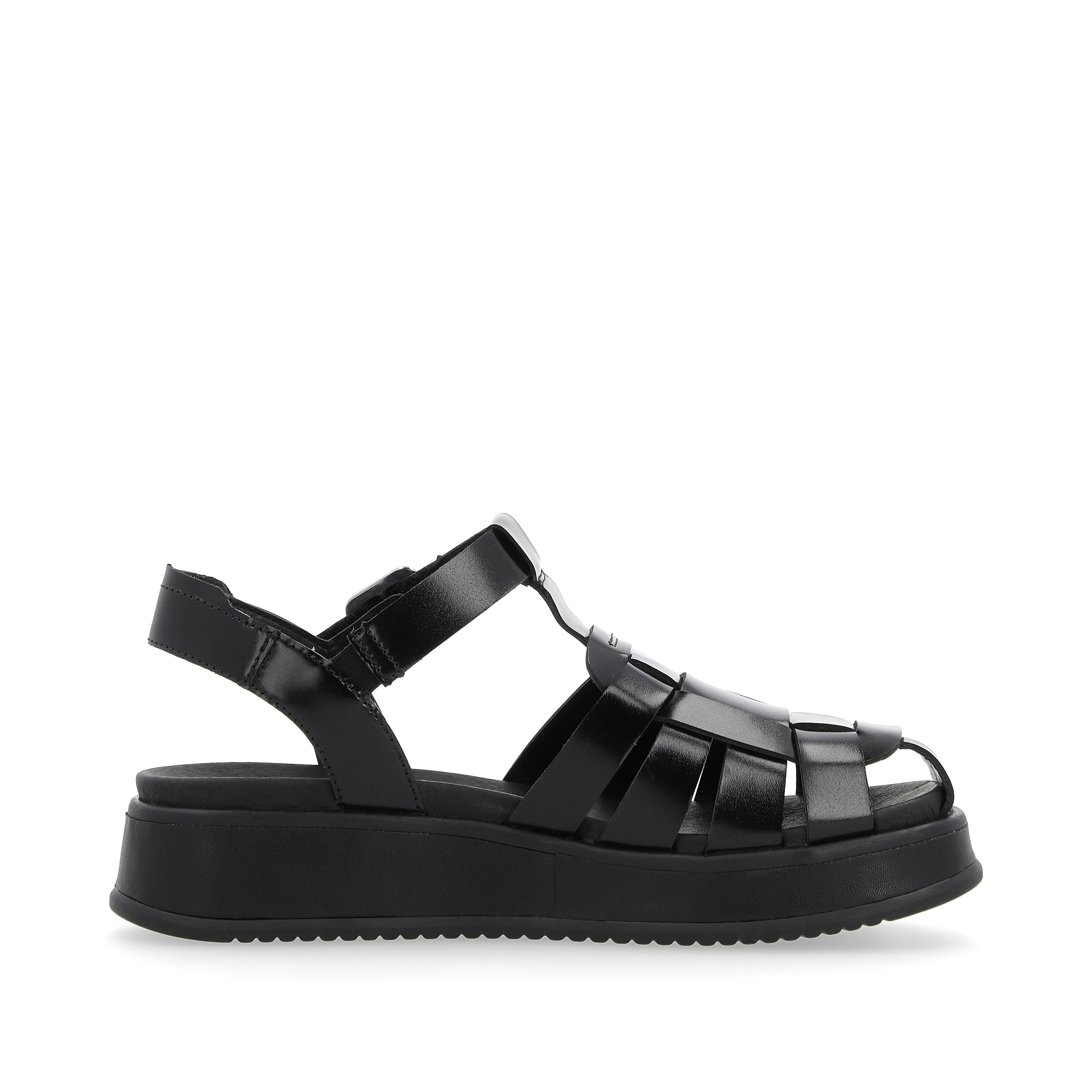 Rieker Damen Riemchensandalen noir