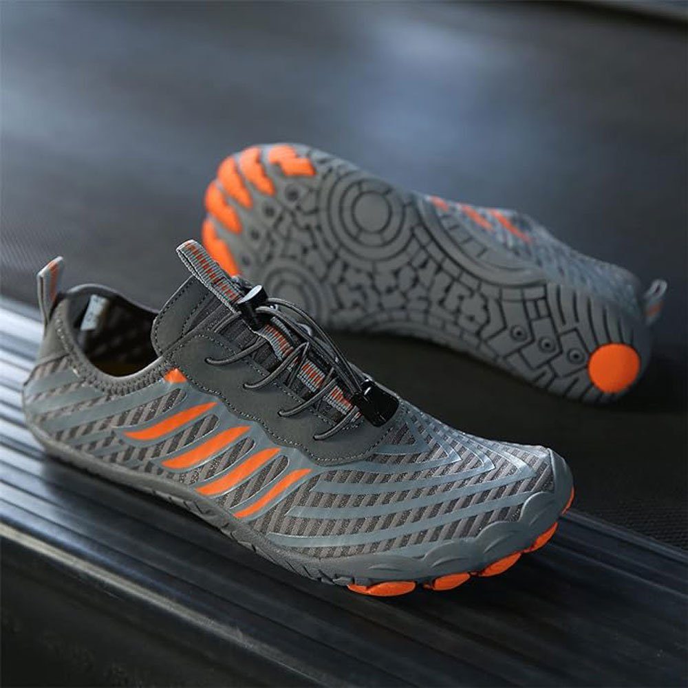 Sarfly Unisex Barfußschuhe Traillaufschuhe, Breiter Zehenbox, Schnell Trock Barfußschuh passt sich den Füßen an, EVA-Einlegesohle, schweißabsorbierend
