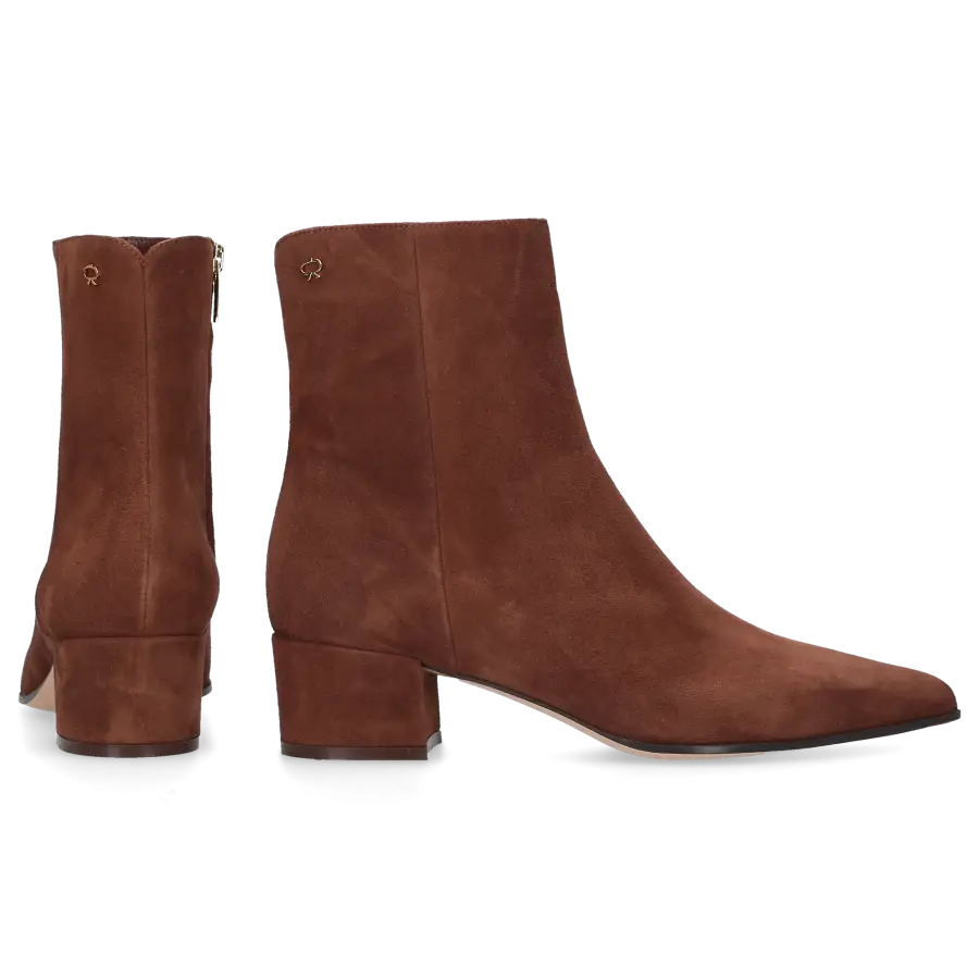 Gianvito Rossi - Klassische Stiefeletten LYELL 45 Veloursleder - braun