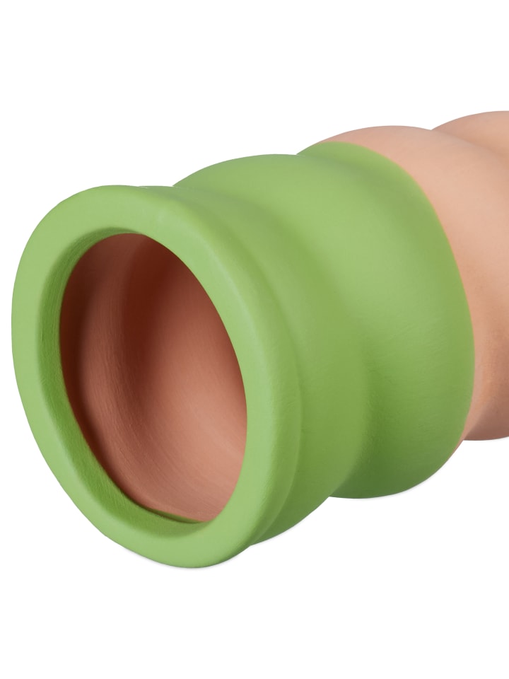 relaxdays 4 x Tonkegel in Terrakotta/ Grün - (H)11,5 x Ø 4,5 cm günstig kaufen onesize