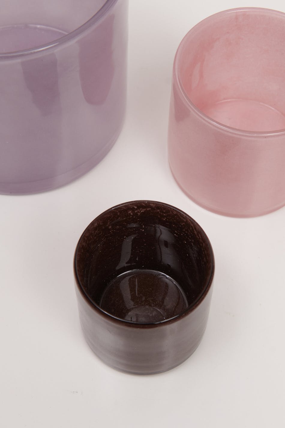 Glass s candle holder