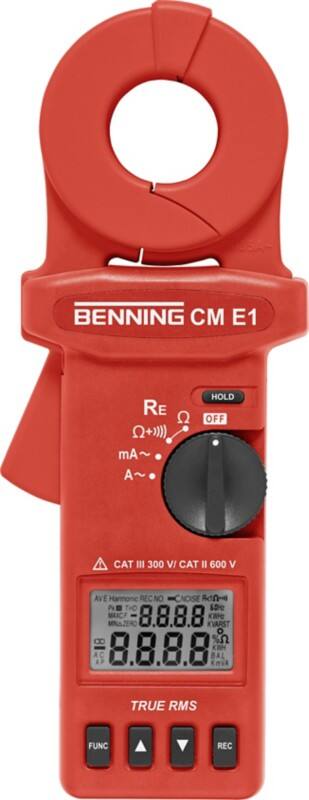 Benning Erdungsmessgerät CM E1 Stromversorgung: Batterie Test Typ: Widerstand