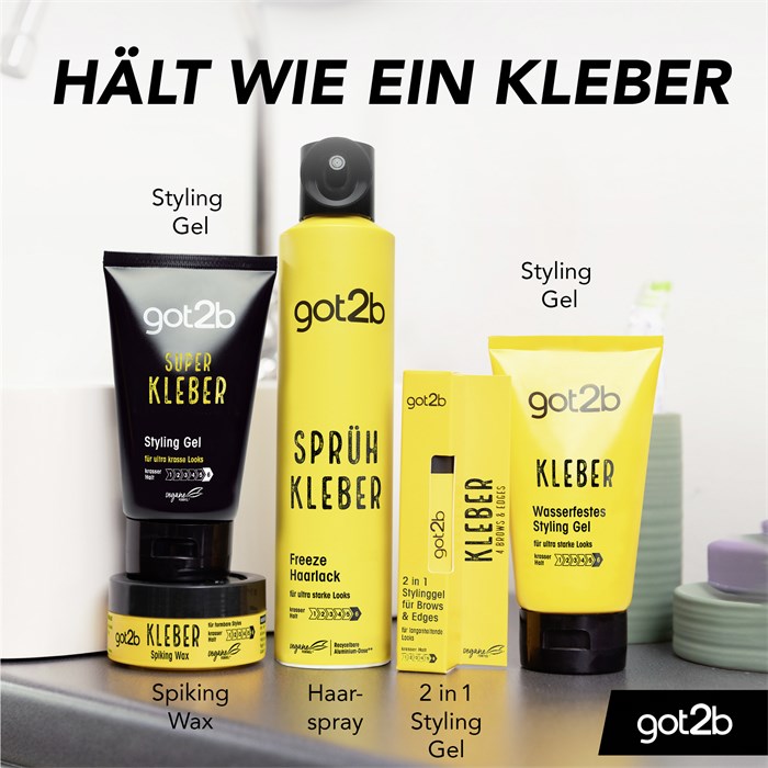 Kleber Wasserfestes Styling Gel