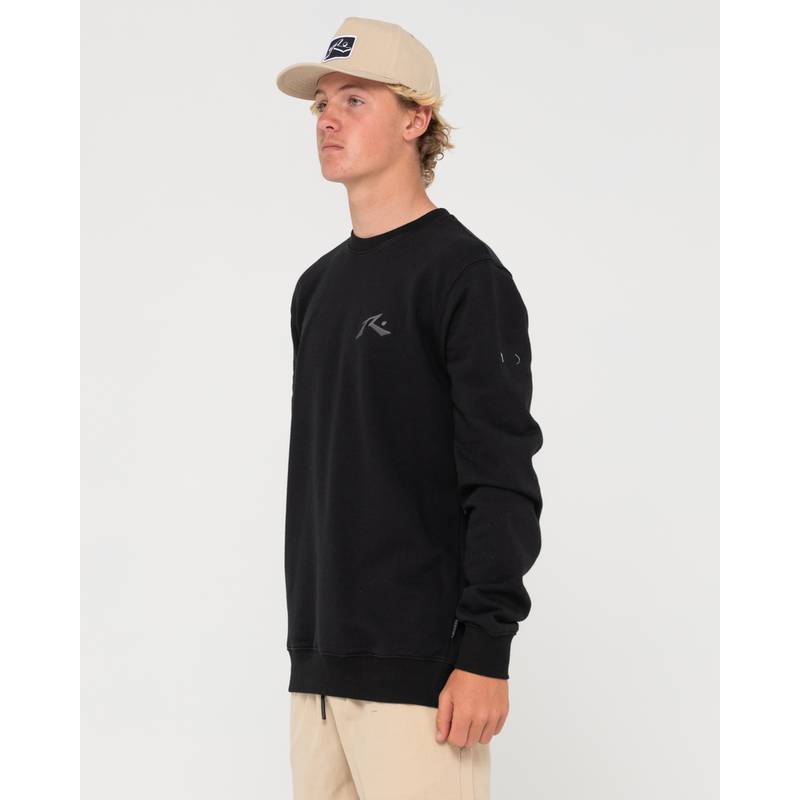 RUSTY ONE HIT WONDER CREW FLEECE Rundhalspullover Herren