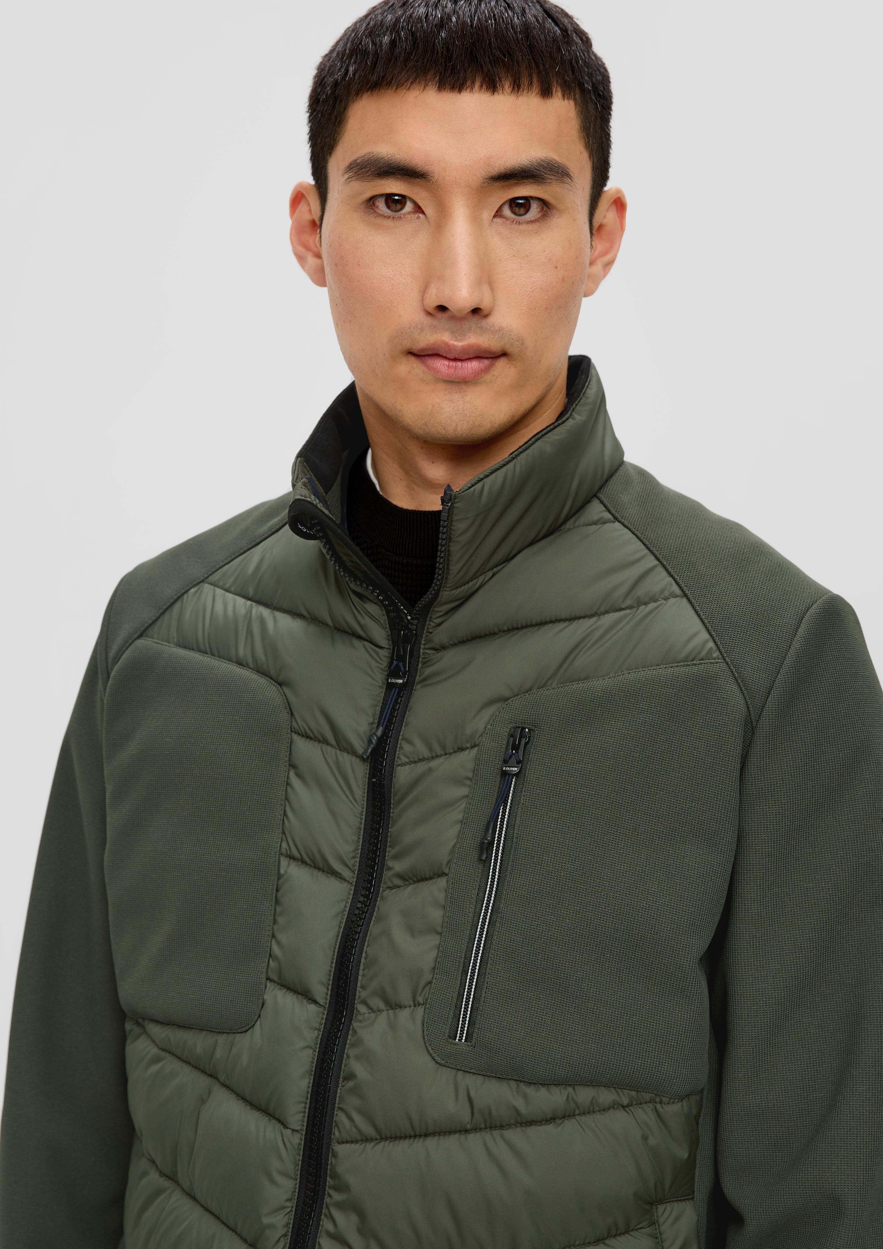 Softshelljacke mit Kontrastdetails  2140534-7940