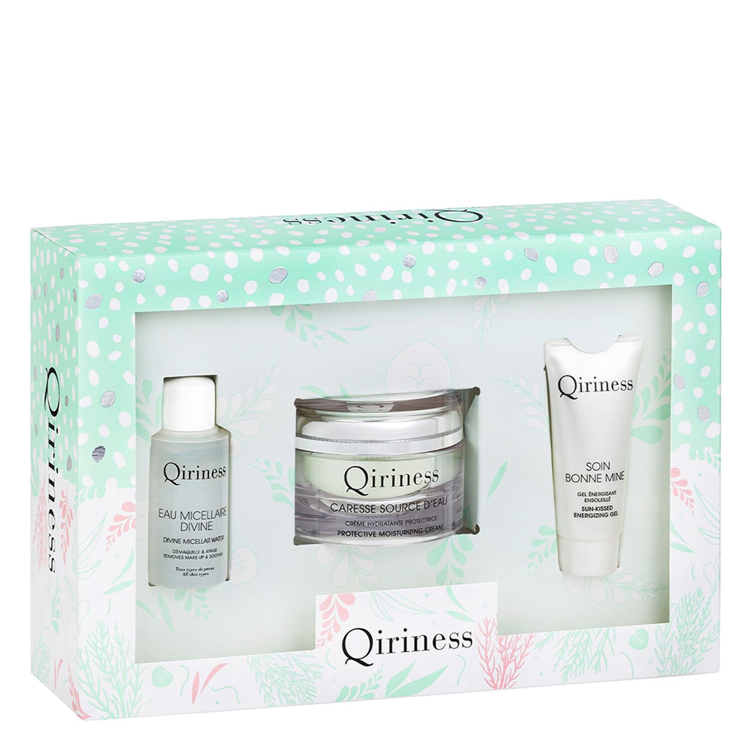 Qiriness Caresse Source d'Eau Coffret Hydratante Protecteur - 3 Soins