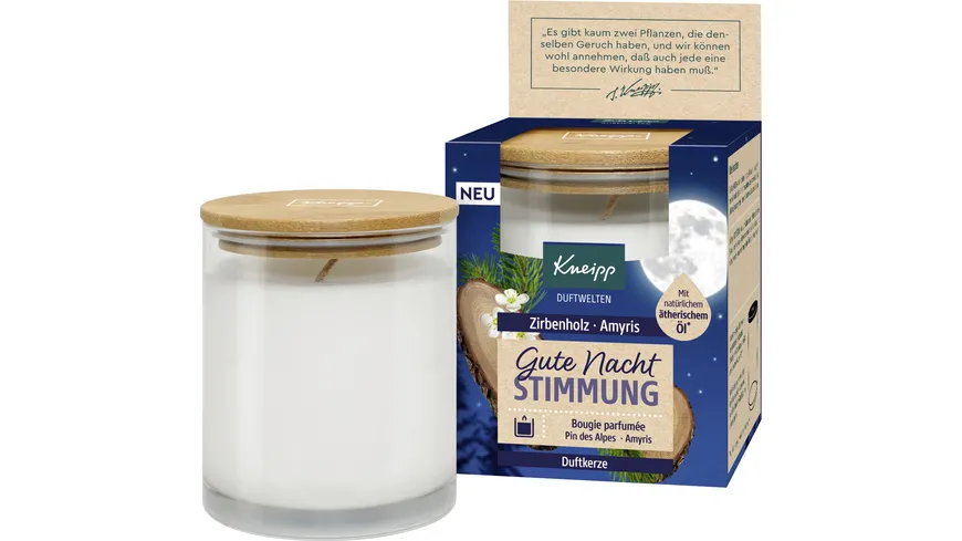 Kneipp Duftwelten Gute Nacht Stimmung Duftkerze 145 g