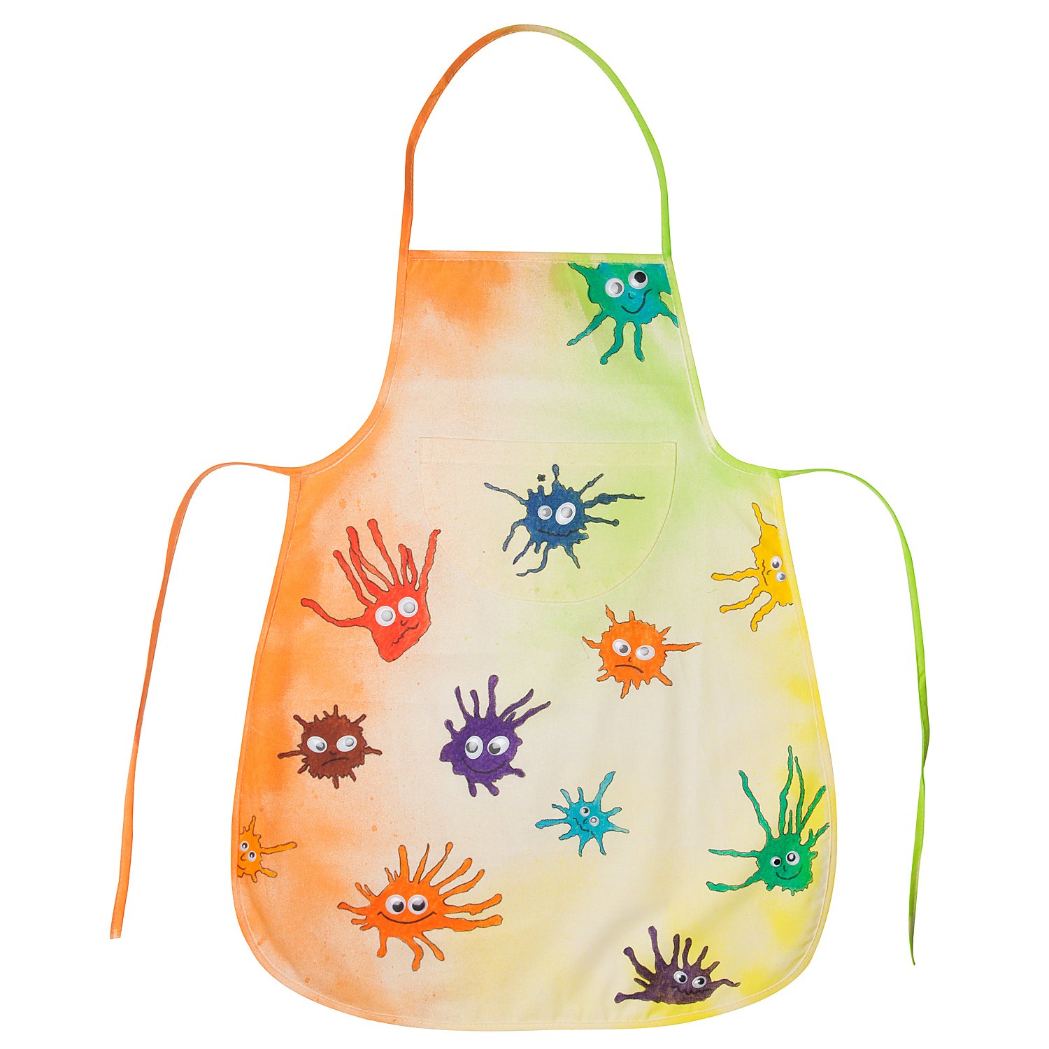 buttinette Kinderschürze, natur, 43 x 55 cm, 2 Stück