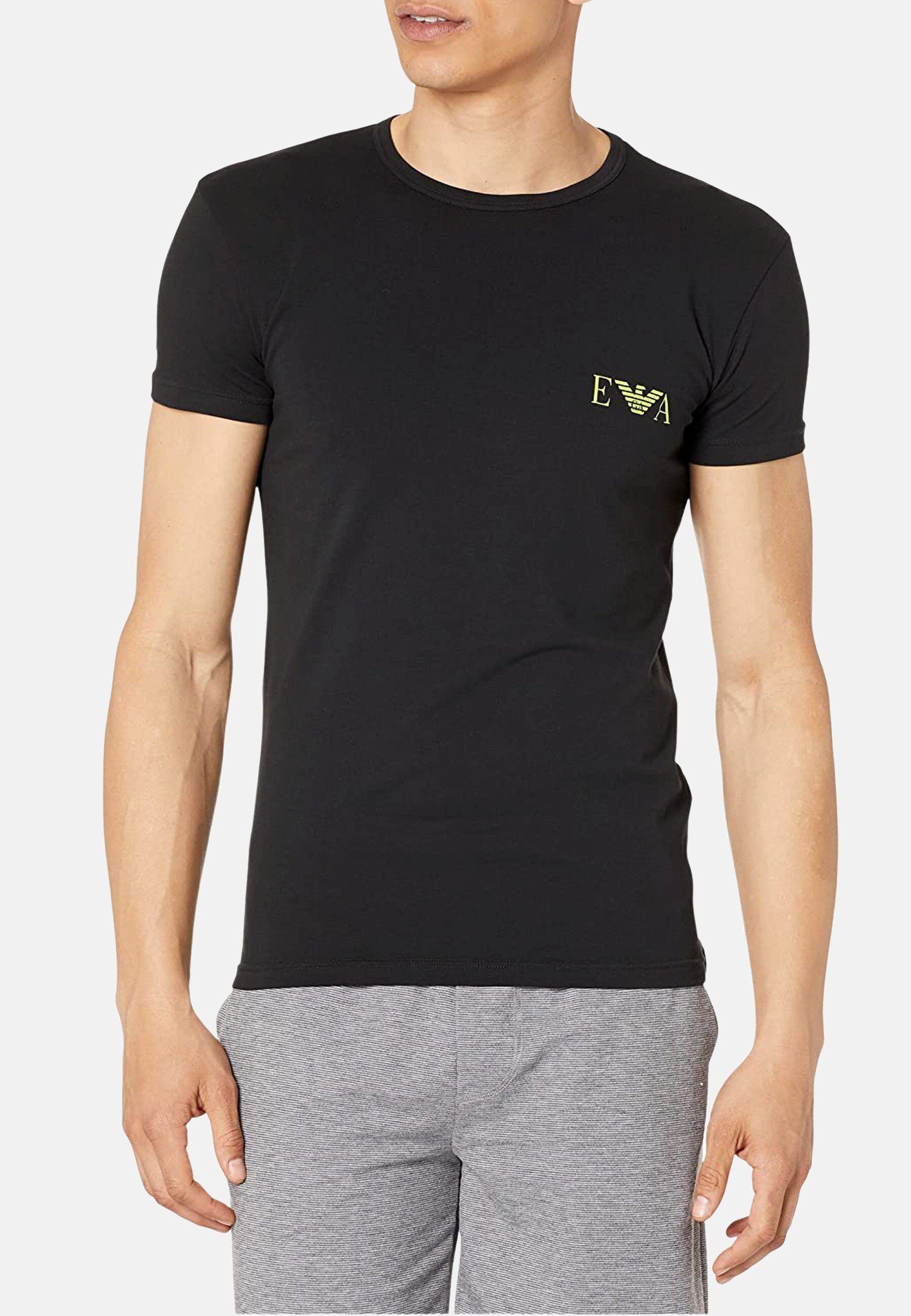 Emporio Armani T-Shirt Shirt Basic-T-Shirt im 2-Pack mit (2-tlg)