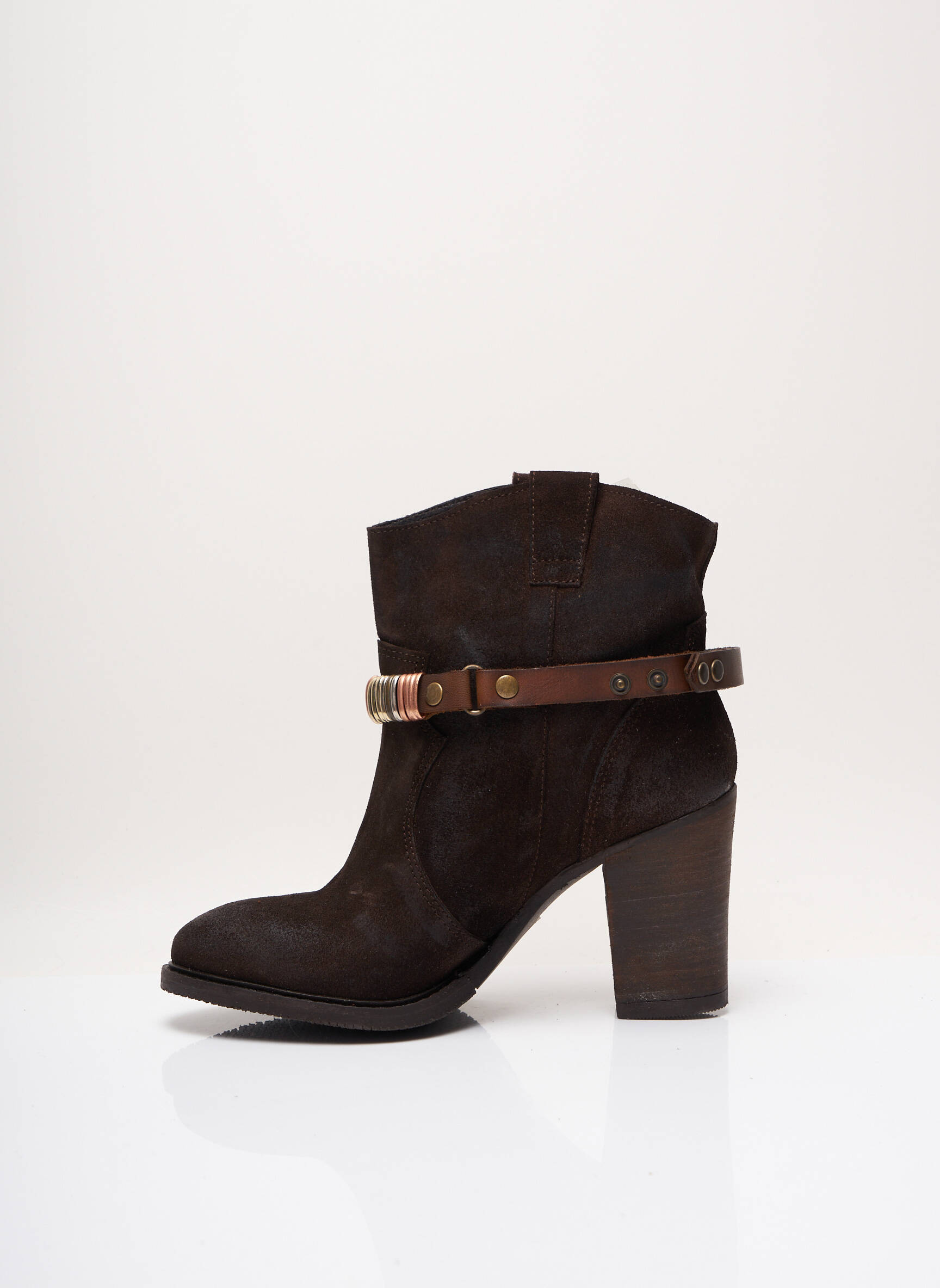 Lsq Bottines Femme couleur marron