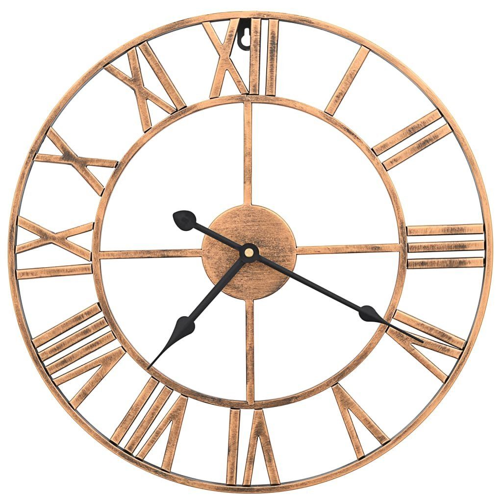 vidaXL Wanduhr Wanduhr Metall 40 cm Golden
