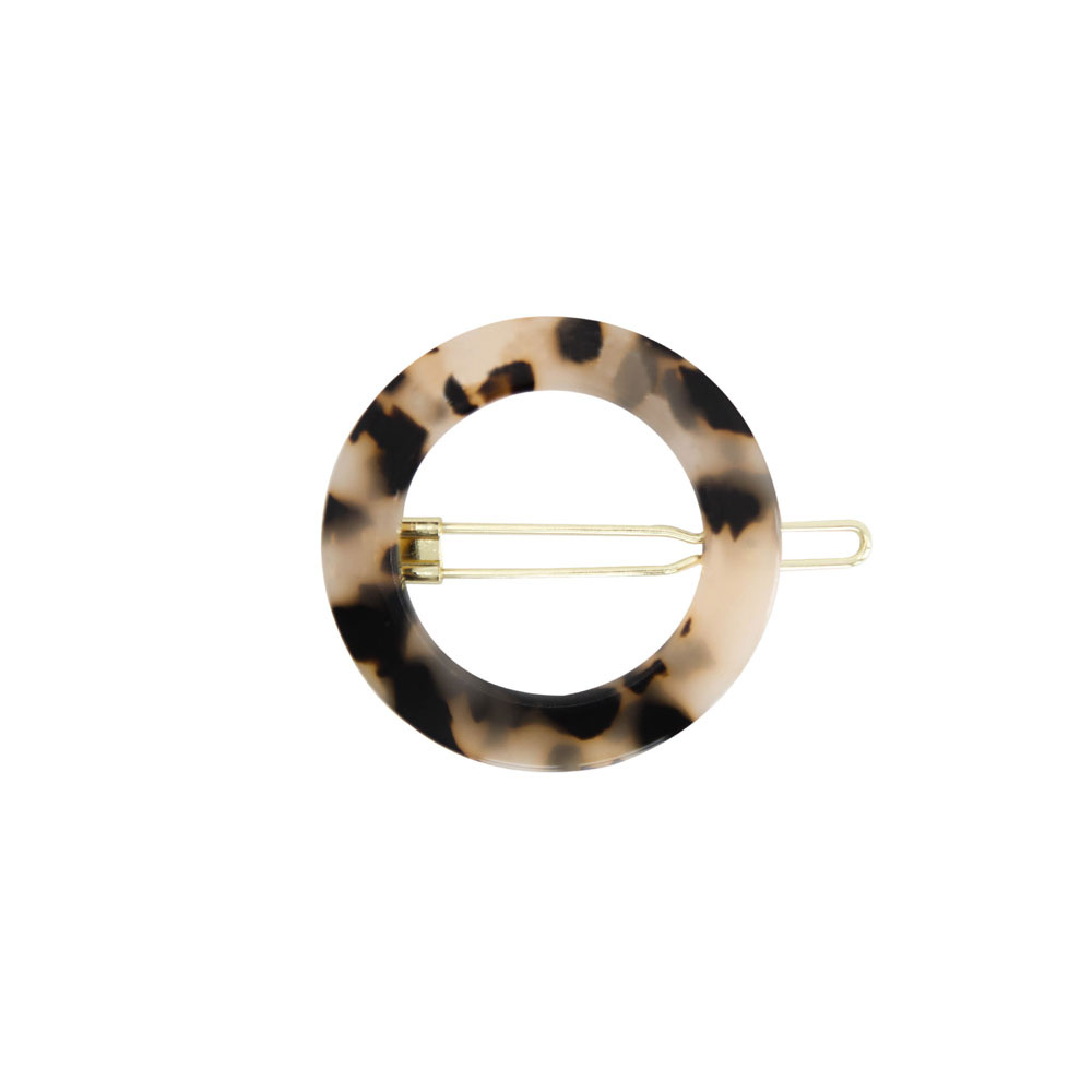 Bachca Barrette ronde Ecaille Accessoires beauté
