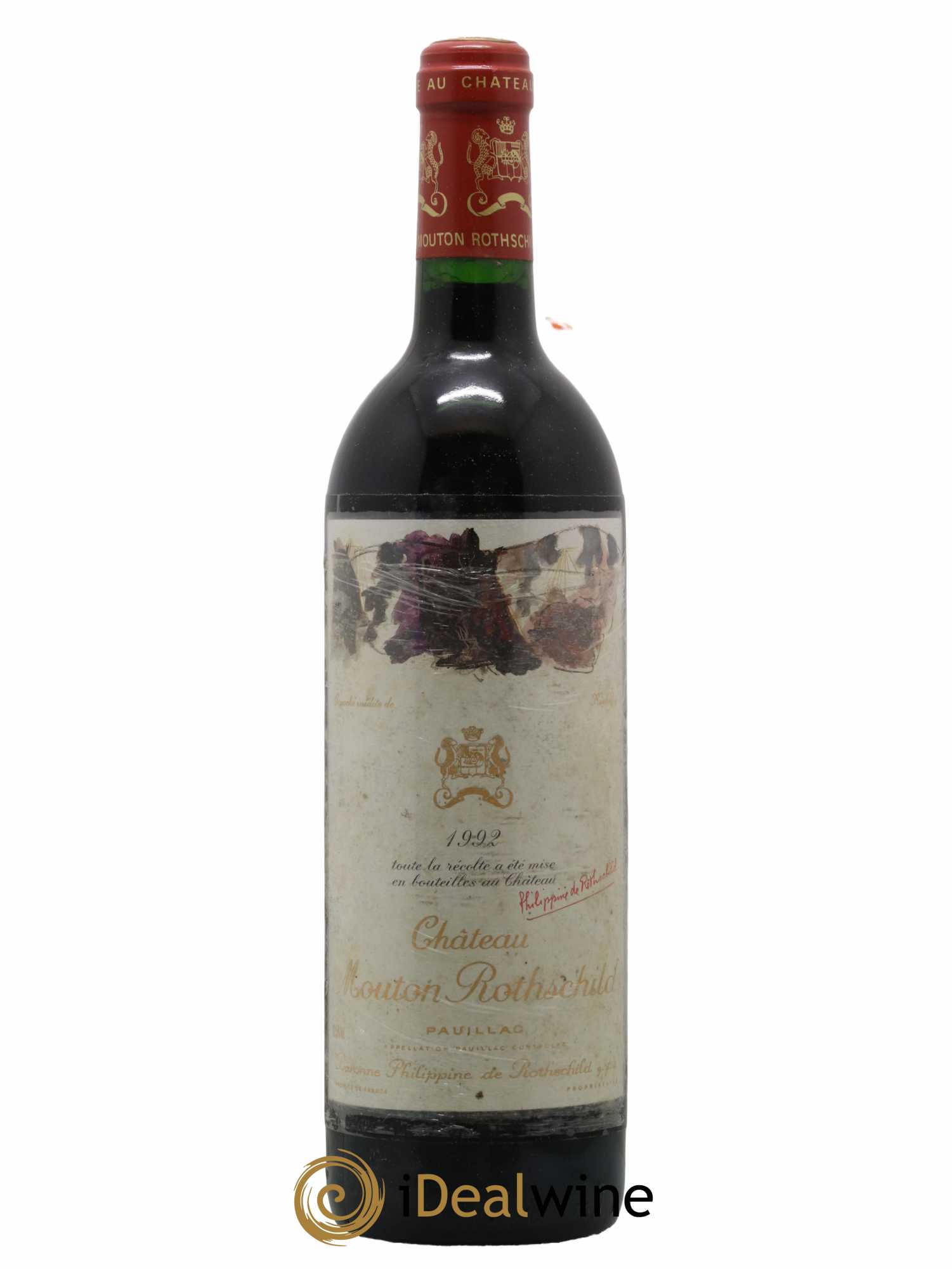 Château Mouton Rothschild 1er Grand Cru Classé  1992 - Lot de 1 Bouteille