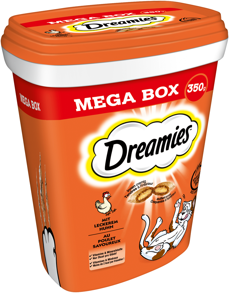 DREAMIES Mega Box mit Huhn 350g