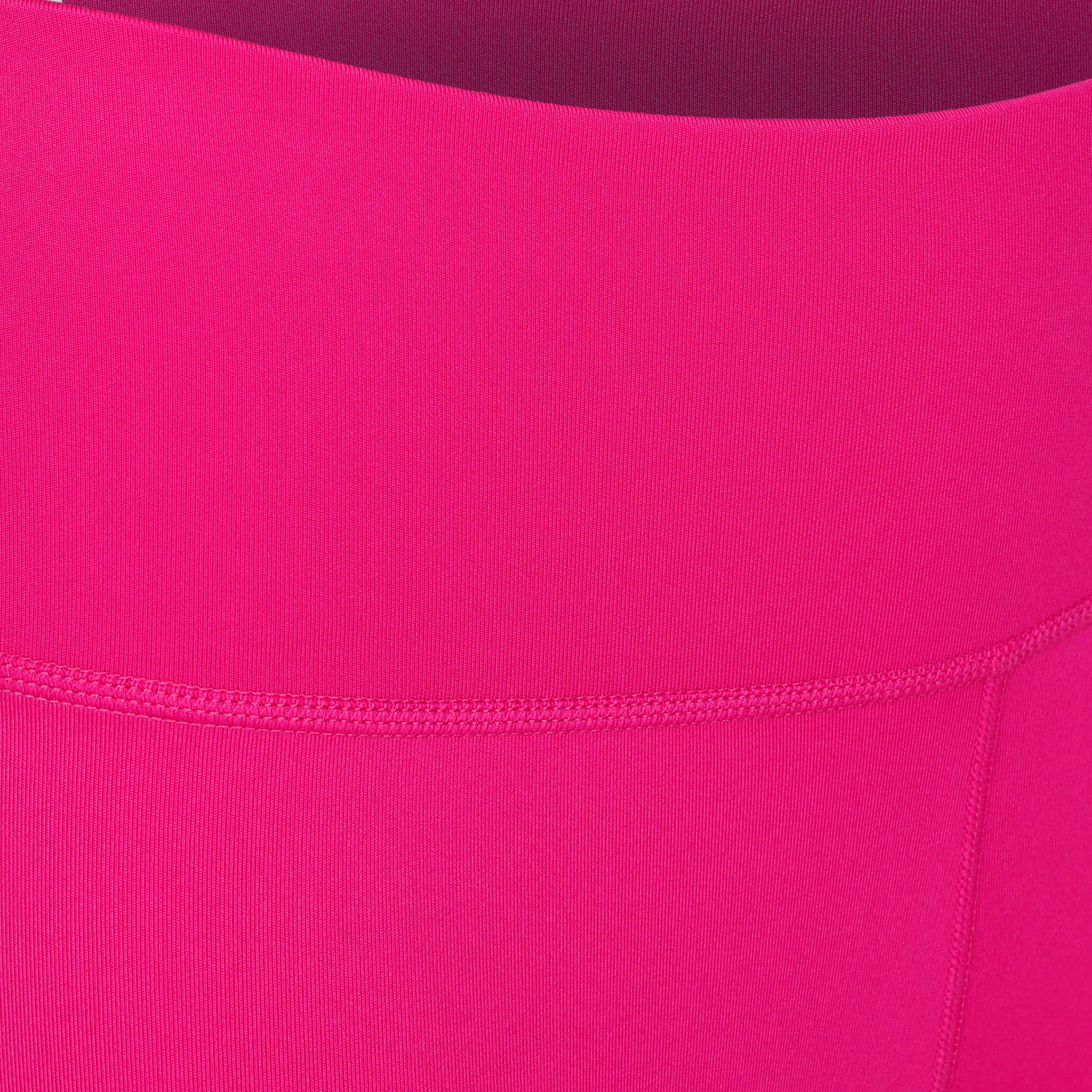 Dri-Fit One Mid-Rise Tight Damen - Pink, Weiß