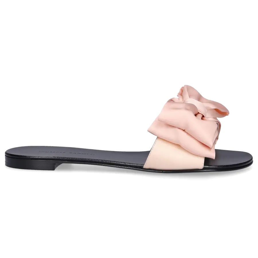 Giuseppe Zanotti - Sandalen HANA Seide Logo beige - beige