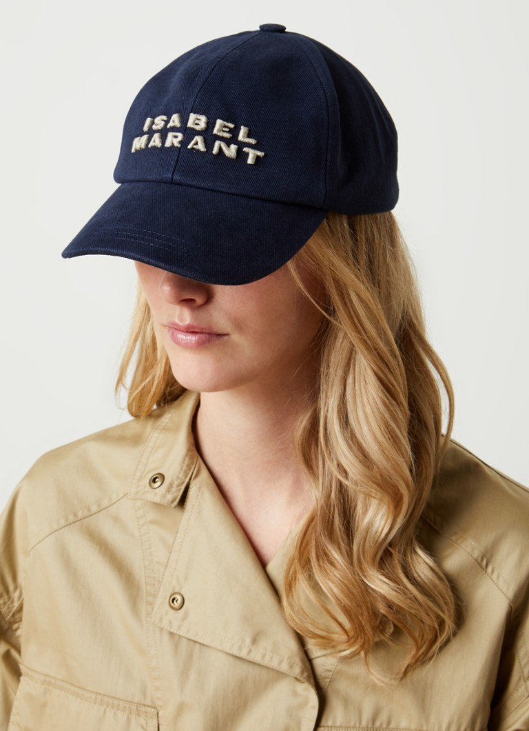 Cappellino Isabel Marant Tyron con logo ricamato