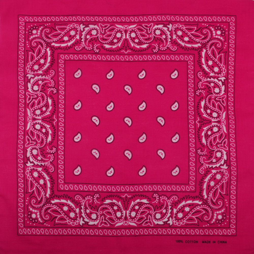 Goodman Design Bandana Halstuch Kopftuch Multifunktionstuch Paisley, 100% Baumwolle