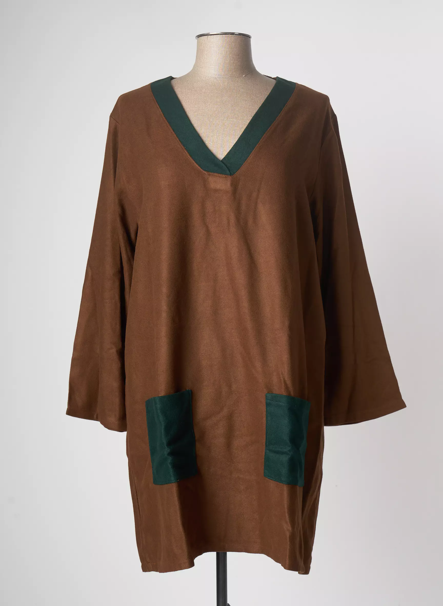 Tendance Unique Robes Courtes Femme couleur vert