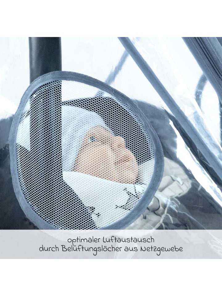 Zamboo Universal Regenschutz für Babyschale mit in grau günstig kaufen onesize