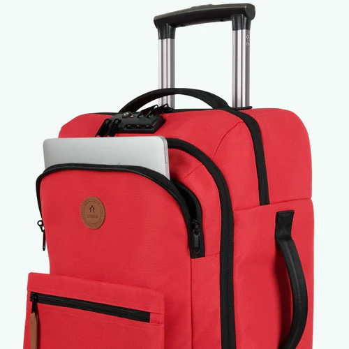 Cebu Small Pink 4-Wheel Soft Suitcase