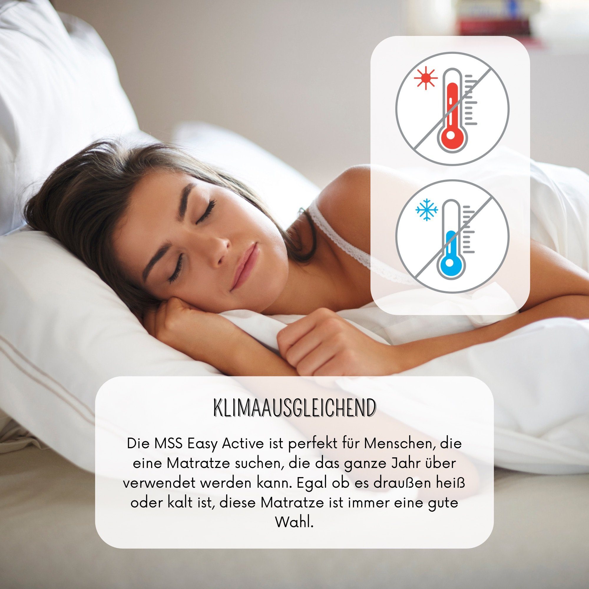 Kaltschaummatratze EASY ACTIVE Rollmatratze, MSS e.K., 11 cm hoch, (Härtegrad: H3), Bezug bis 60° C waschbar, Made in Germany