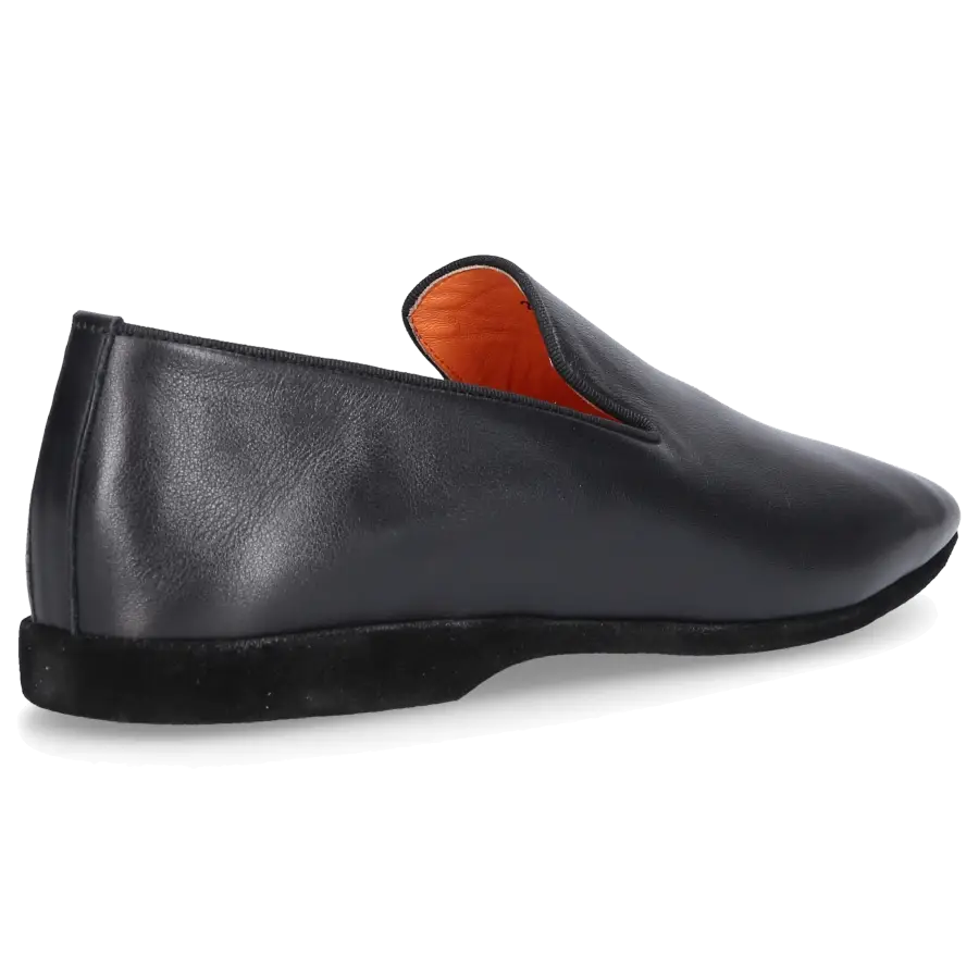 Santoni - Hausschuhe A1908 Kalbsleder - schwarz