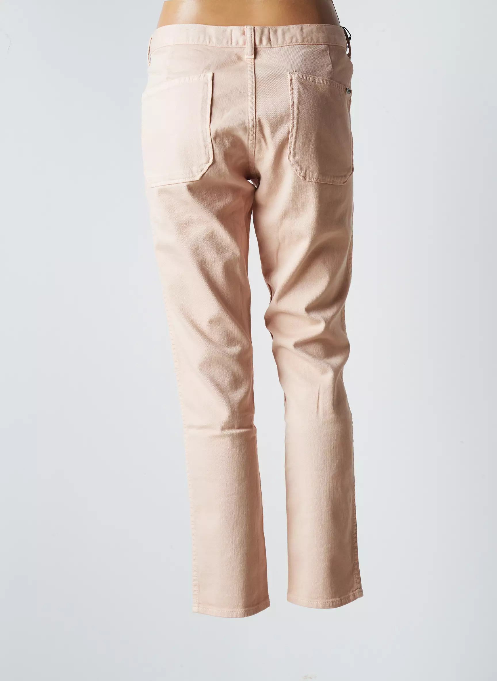 Acquaverde Jeans Coupe Slim Femme couleur rose