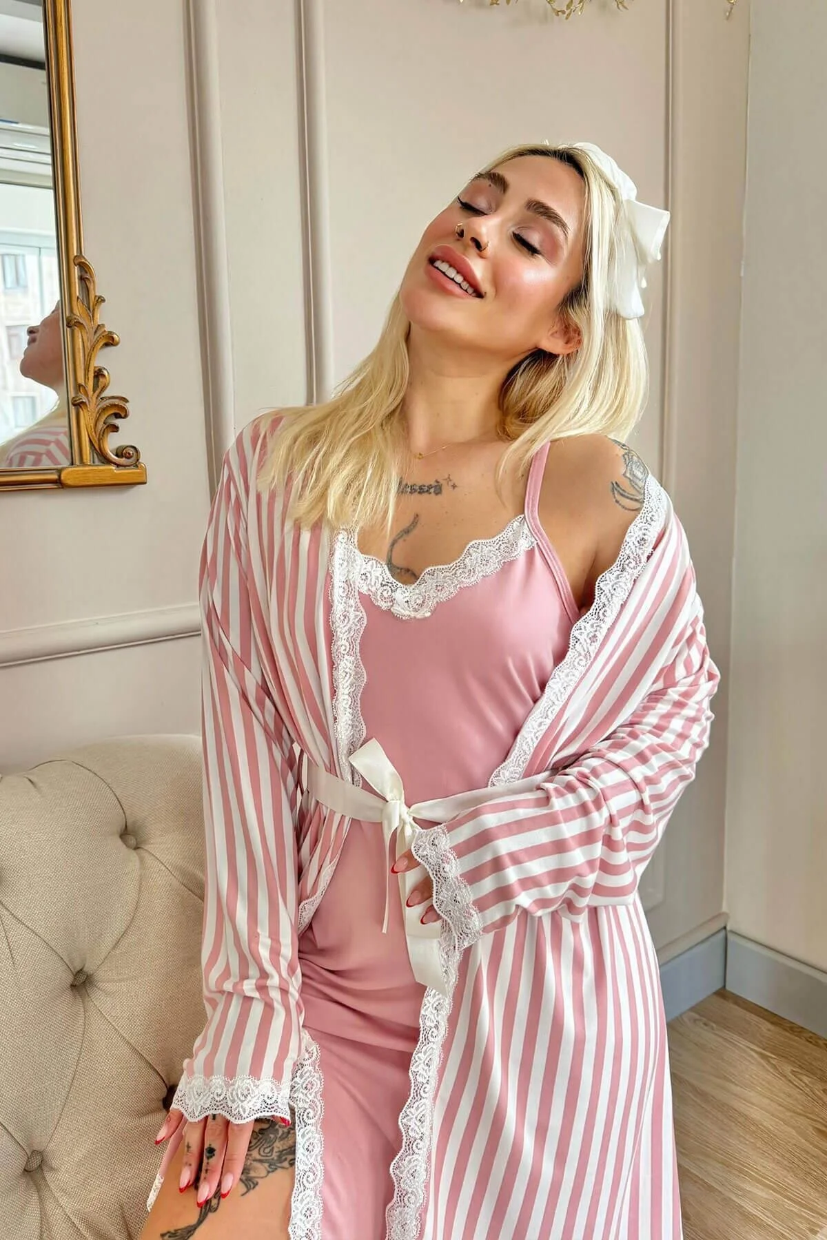 Pijamaevi  Pyjama set - Rosa - Muster