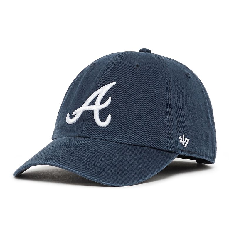 47 Brand MLB Atlanta Braves '47 Clean Up Cap navy