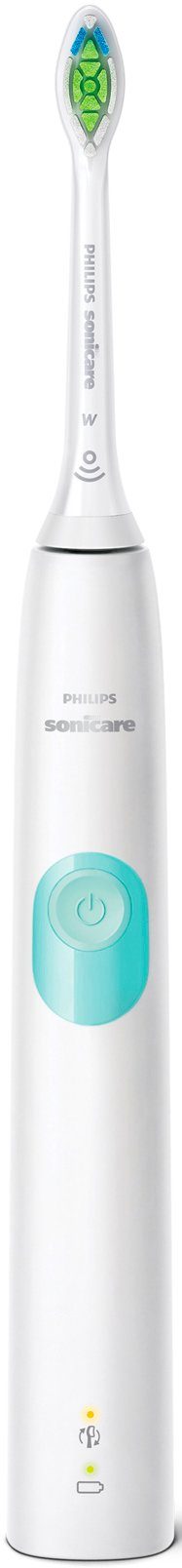 Philips Sonicare Elektrische Zahnbürste ProtectiveClean 4300 HX6807/28, Aufsteckbürsten: 1 St., mit Schalltechnologie und BrushSync Funktion, Ladestation, Reiseetui