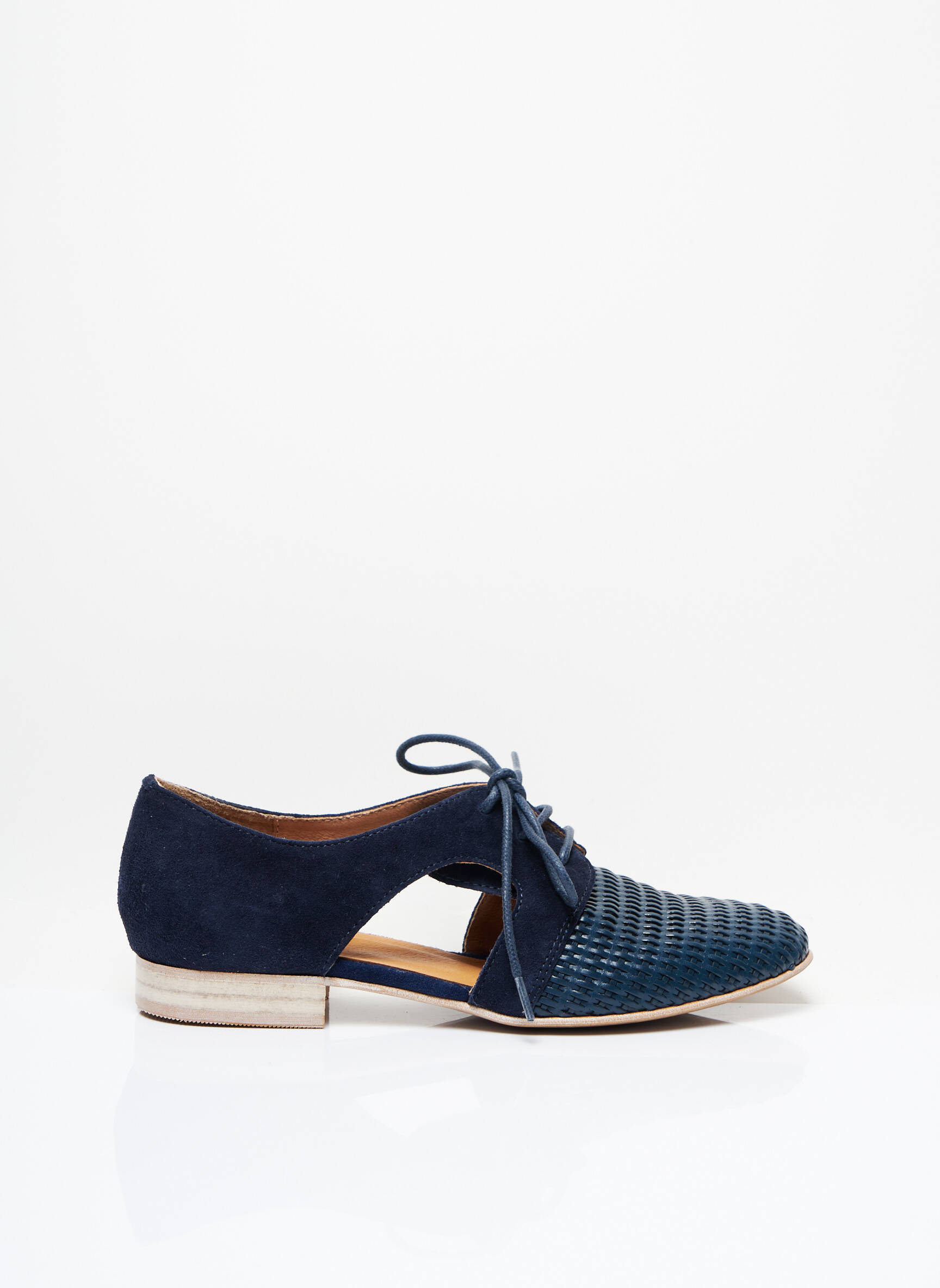 Emilie Karston Derby Femme couleur bleu