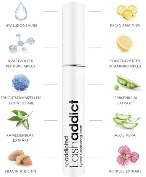 Soaddicted Lashaddict Eyelash Conditioning Serum Wimpernserum