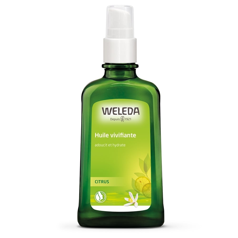 WELEDA Citrus Huile vivifiante - 100 ml (flacon pompe) Huiles