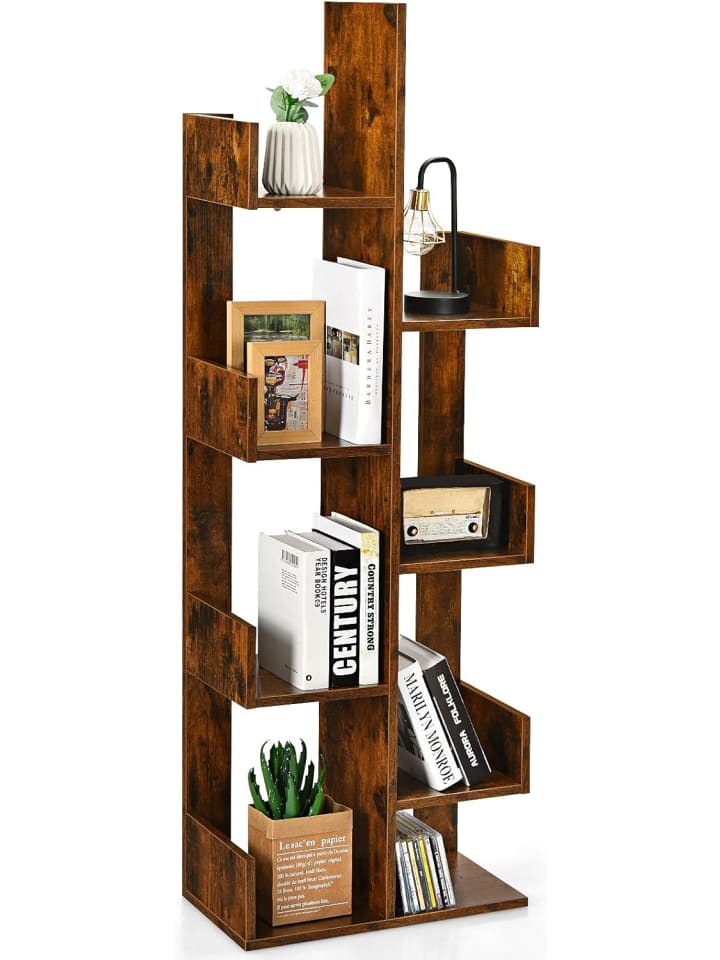 COSTWAY Bücherregal in Braun günstig kaufen 50 cm