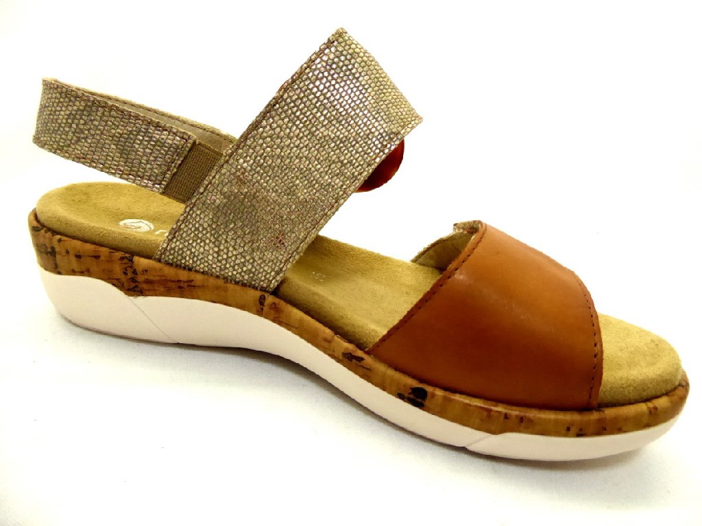 REMONTE Klassische Sandalen silber