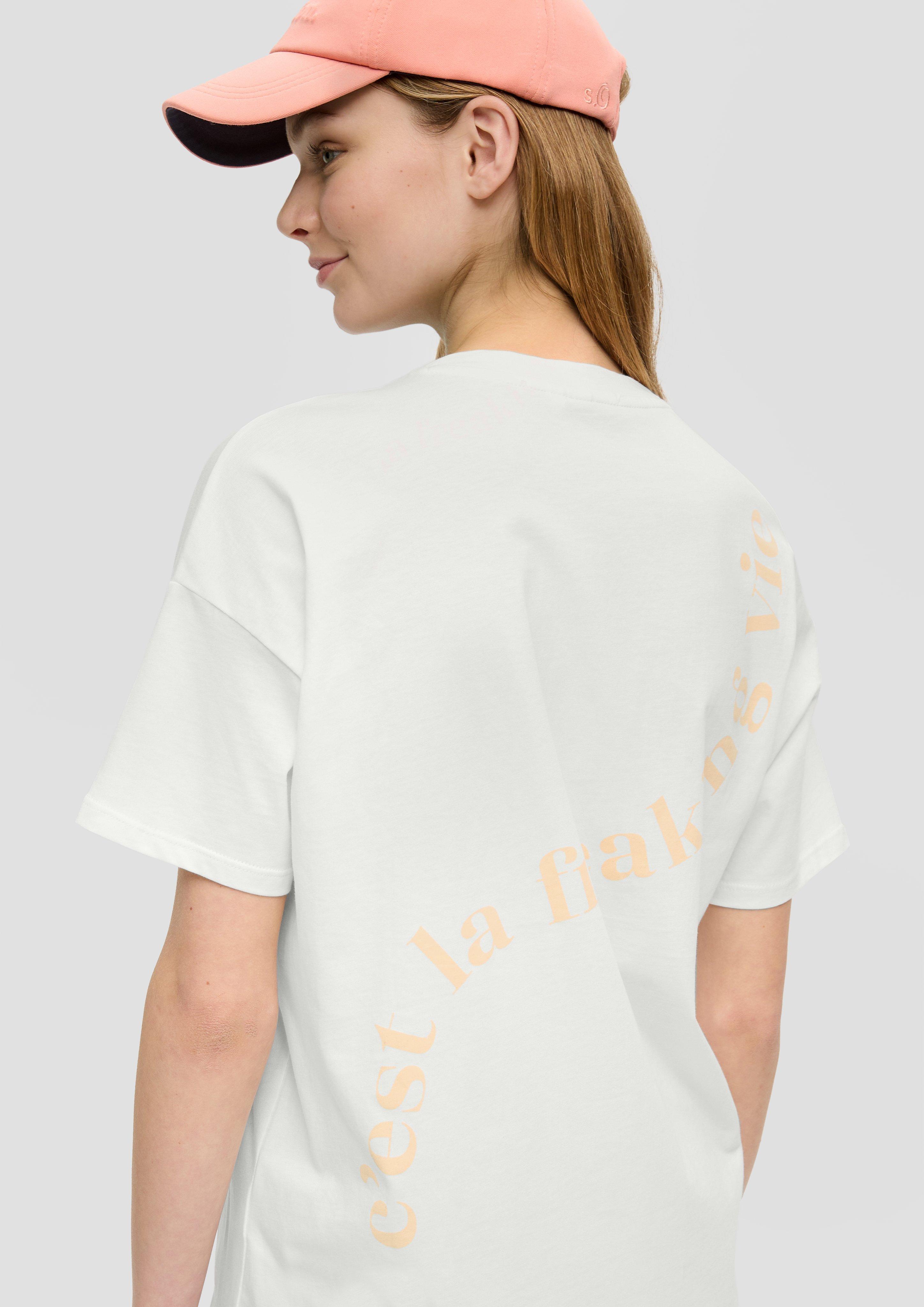 T-Shirt mit Rückenprint  2141071-02D0