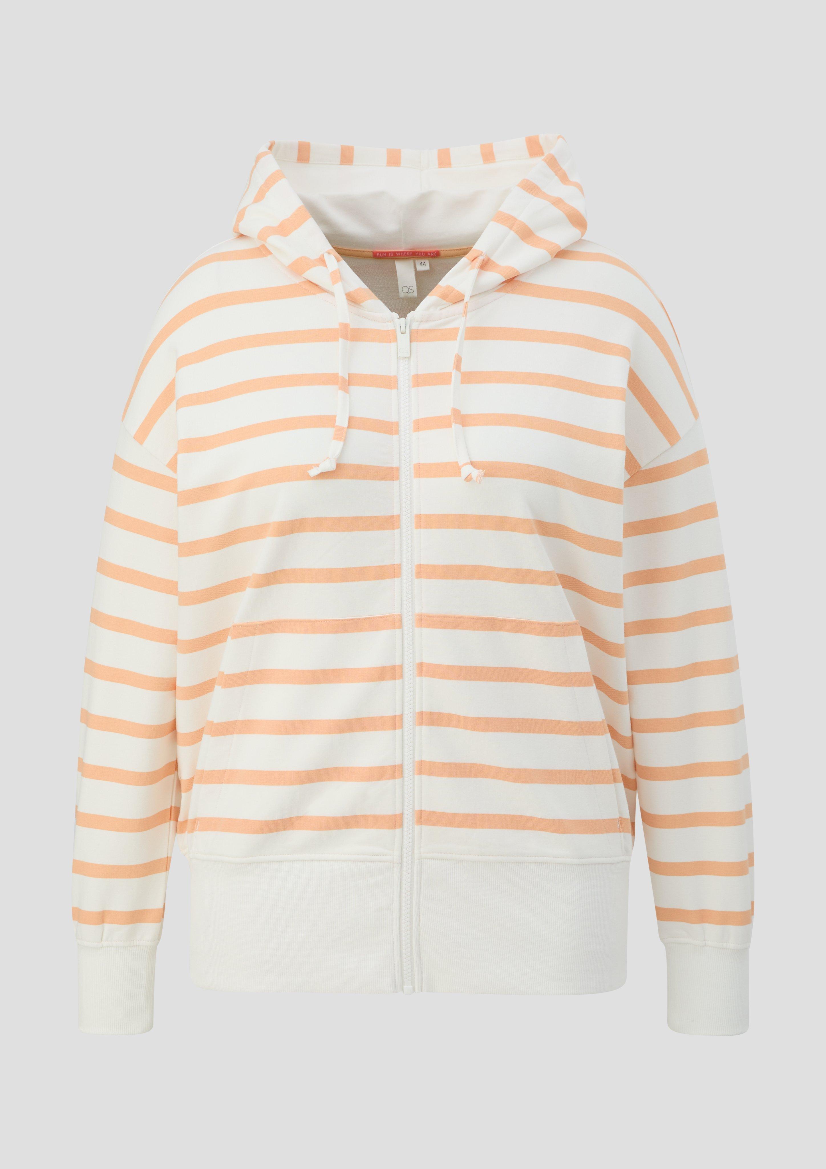 Gestreifter Hoodie im Boxy Fit  2151503-21G0