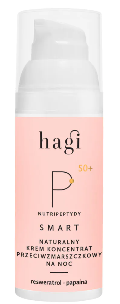 Hagi Smart P 50+ prirodna noćna krema protiv bora - koncentrat nutripeptida