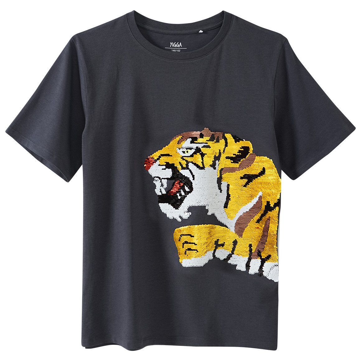 Jungen T-Shirt mit Wendepailletten
