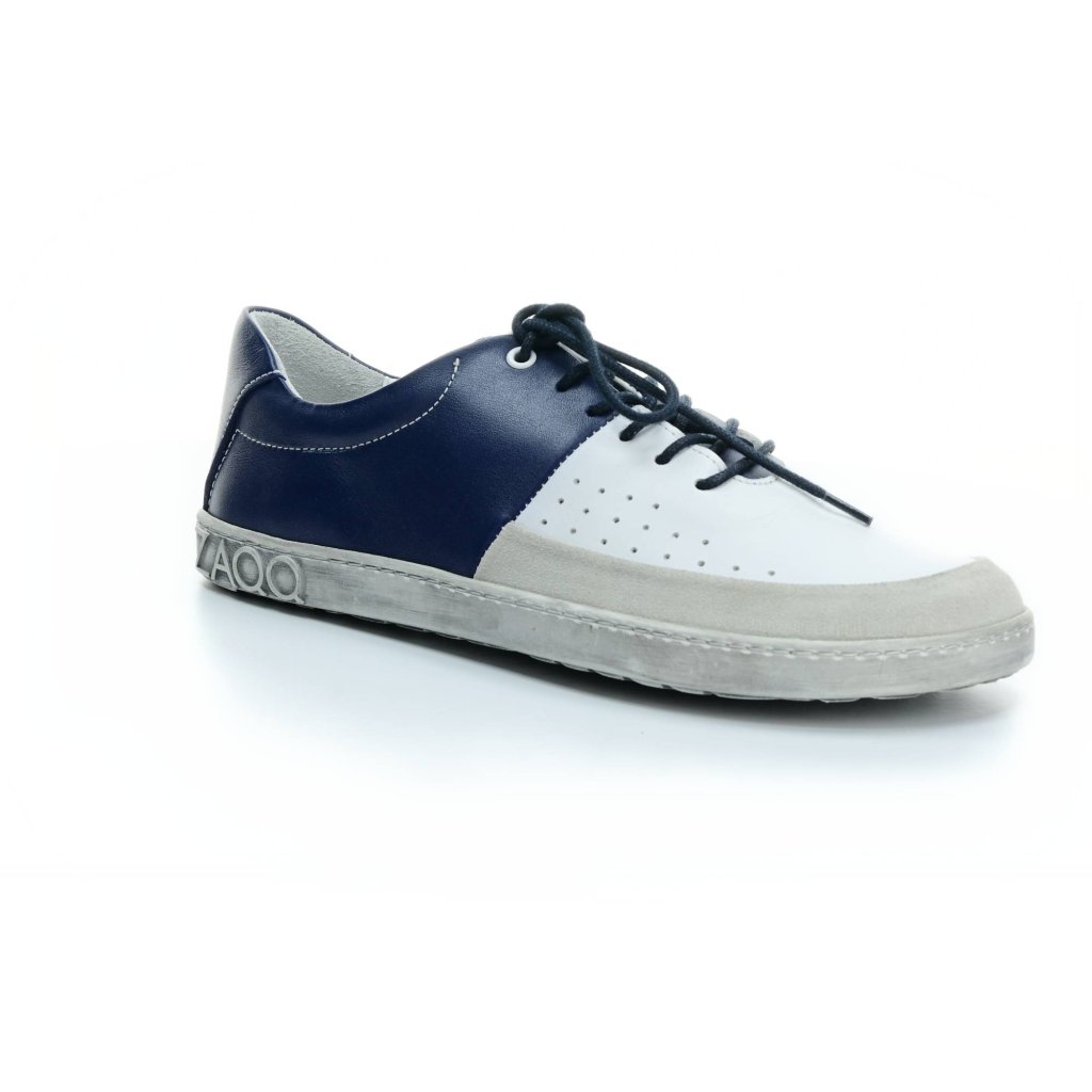 Zaqq Qool Navy Blue Barfußhalbschuhe