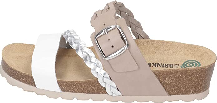 DR. BRINKMANN Komfort Sandalen weiss Pantolette