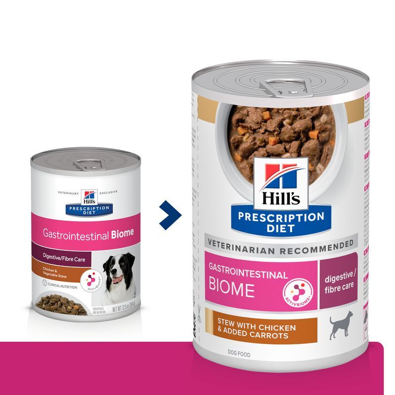 Hill's Hundenassfutter Hill's Prescription Diet Gastrointestinal Biome mit Huhn 12x354g
